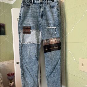 Hollister Light Blue Ultra Rise Mom Jeans